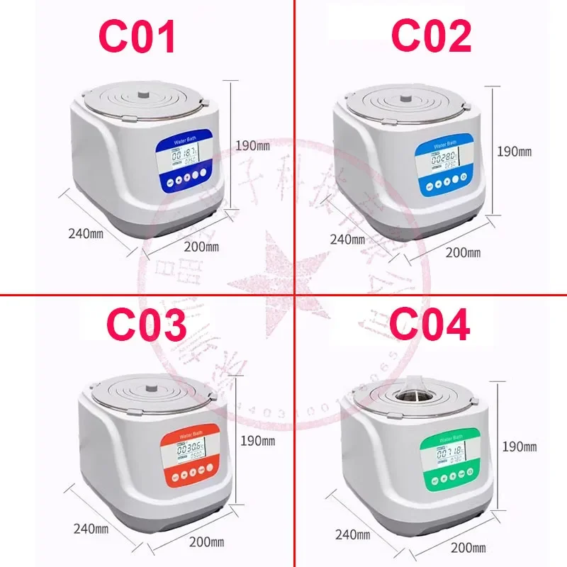 Laboratory electric, digital display, constant temperature water bath, thermal protection, magnetic stirring water bath