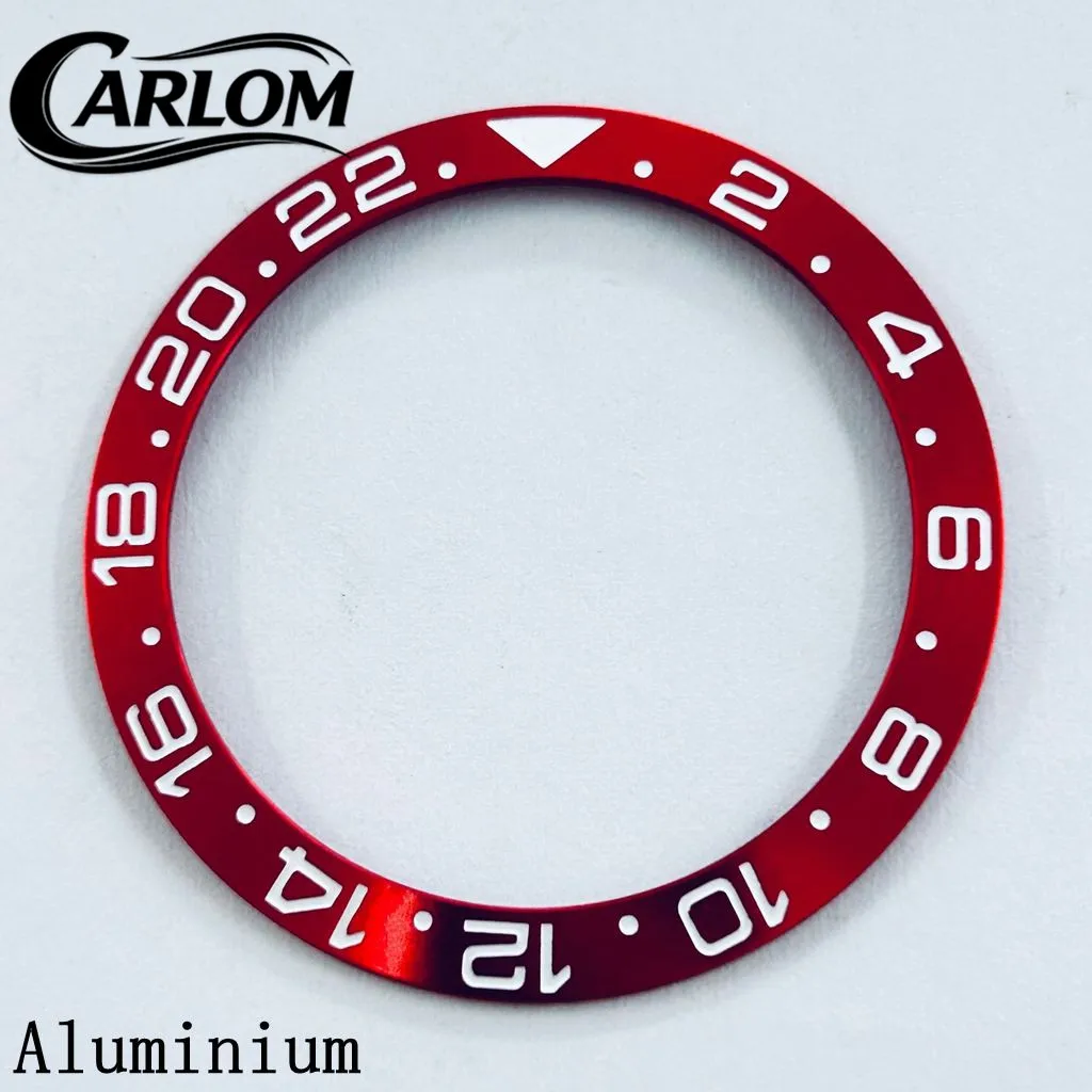 Black Blue Green Gray Ceramic Aluminium Sloping Bezel Insert