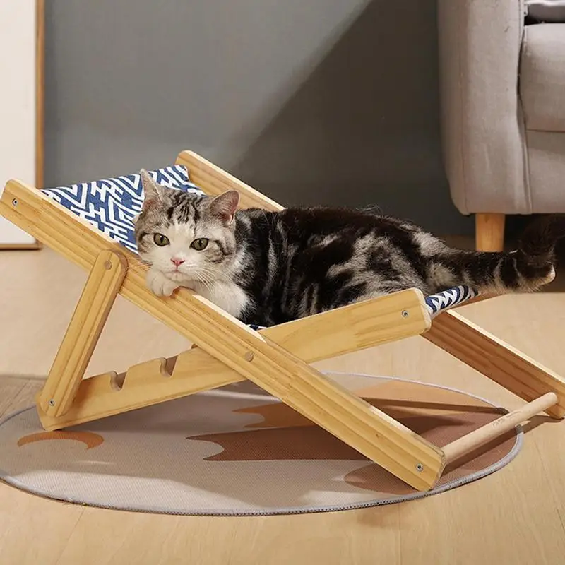 

Adjustable Cat Rocking Chair Pet Hammock Chair Rolling Cradle Swing Toy Cat Lounger Sisal Bed Dog Sleeping Nest House Pet Supply