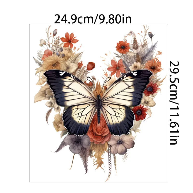 Funny Butterfly Toilet Stickers Waterproof Adhesive Decorative Vinyl Decals for Toilet Lid Wc Refrigerator Home Decoration