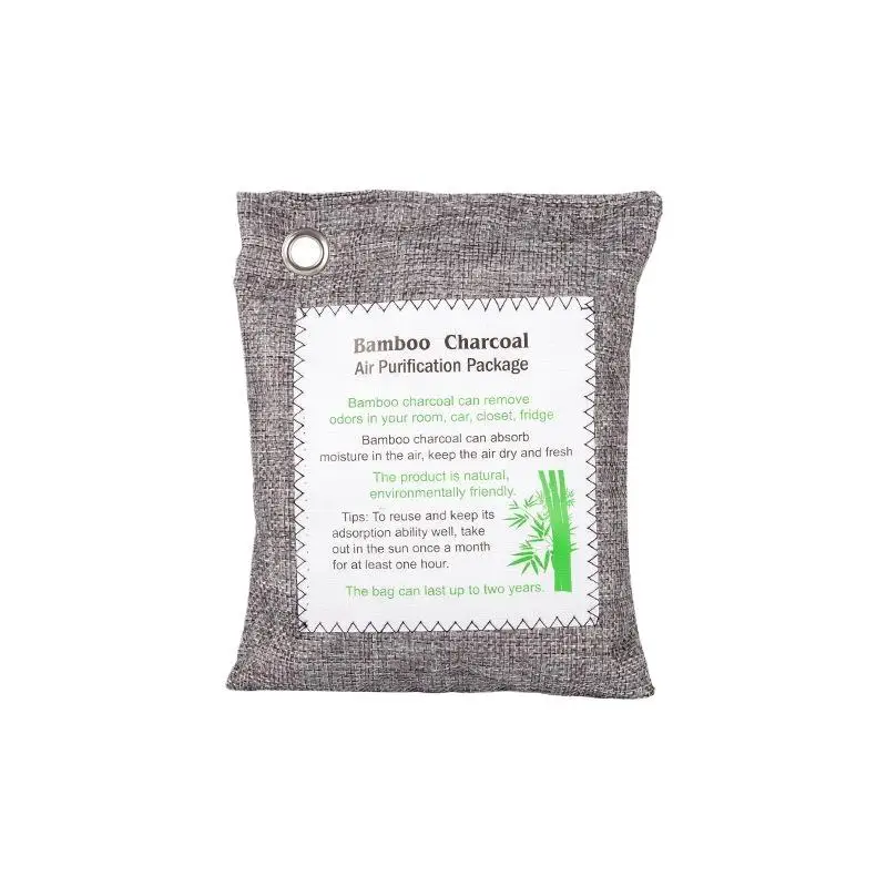 Bamboo Activated Charcoal Bags - Natural Air Freshener & Dehumidifier