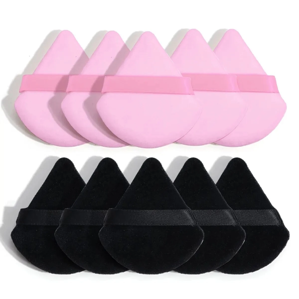 Triangle Powder Puff Wet Dry Use For Loose Powder Liquid Cosmetic Soft Plush Puff Makeup Foundation powder puff