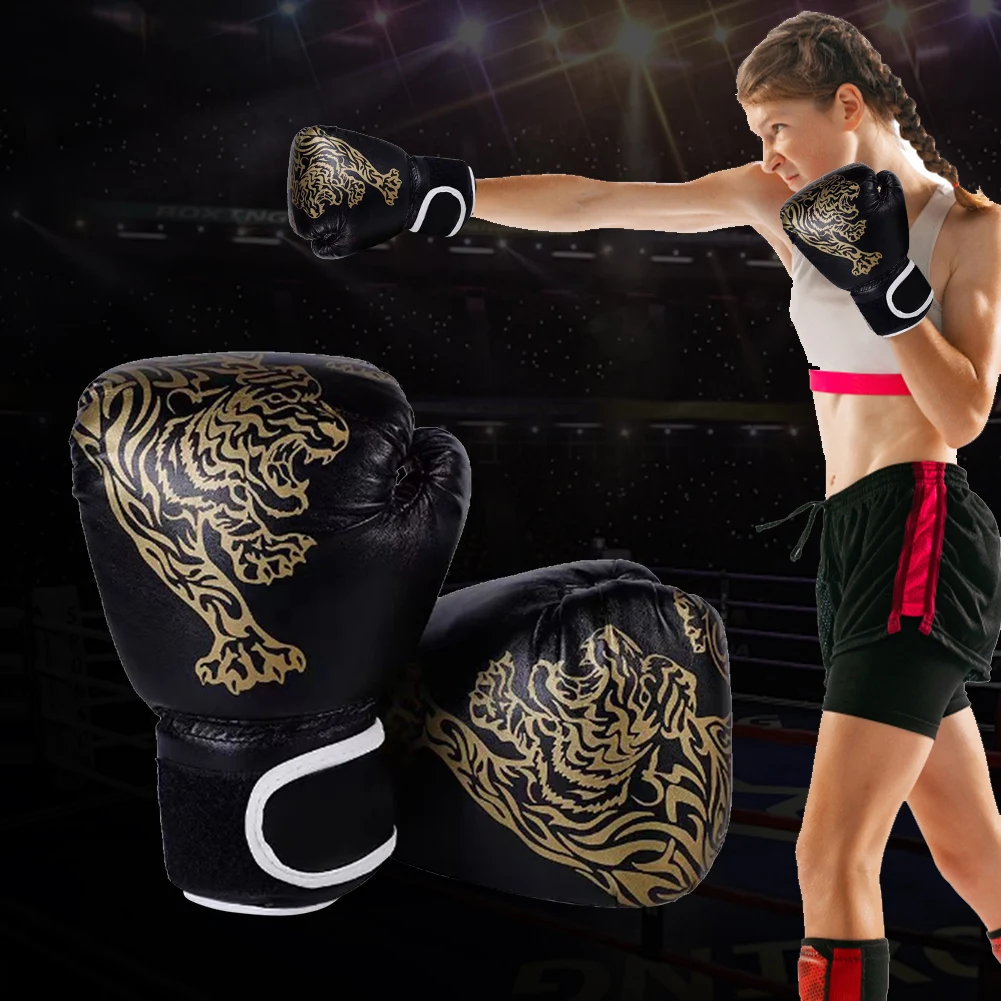 Boxing Gloves Breathable PU Leather For Training Sandbag