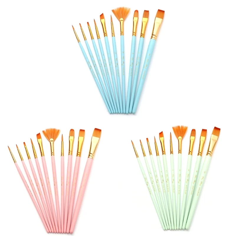 

OFBK Paint Brushes Set,Paint Brush for Acrylic Painting,Oil Watercolor Acrylic Paint Brush,Artist Paintbrushes for Rock Face