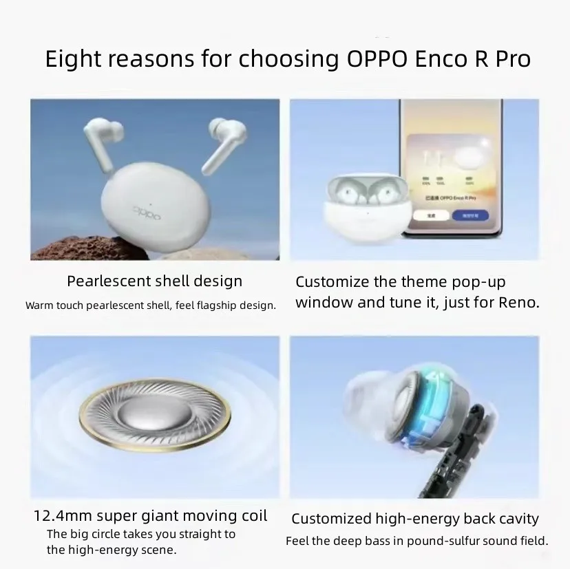 OPPO Audífonos Bluetooth inalámbricos oppo enco R Pro | falabella.com