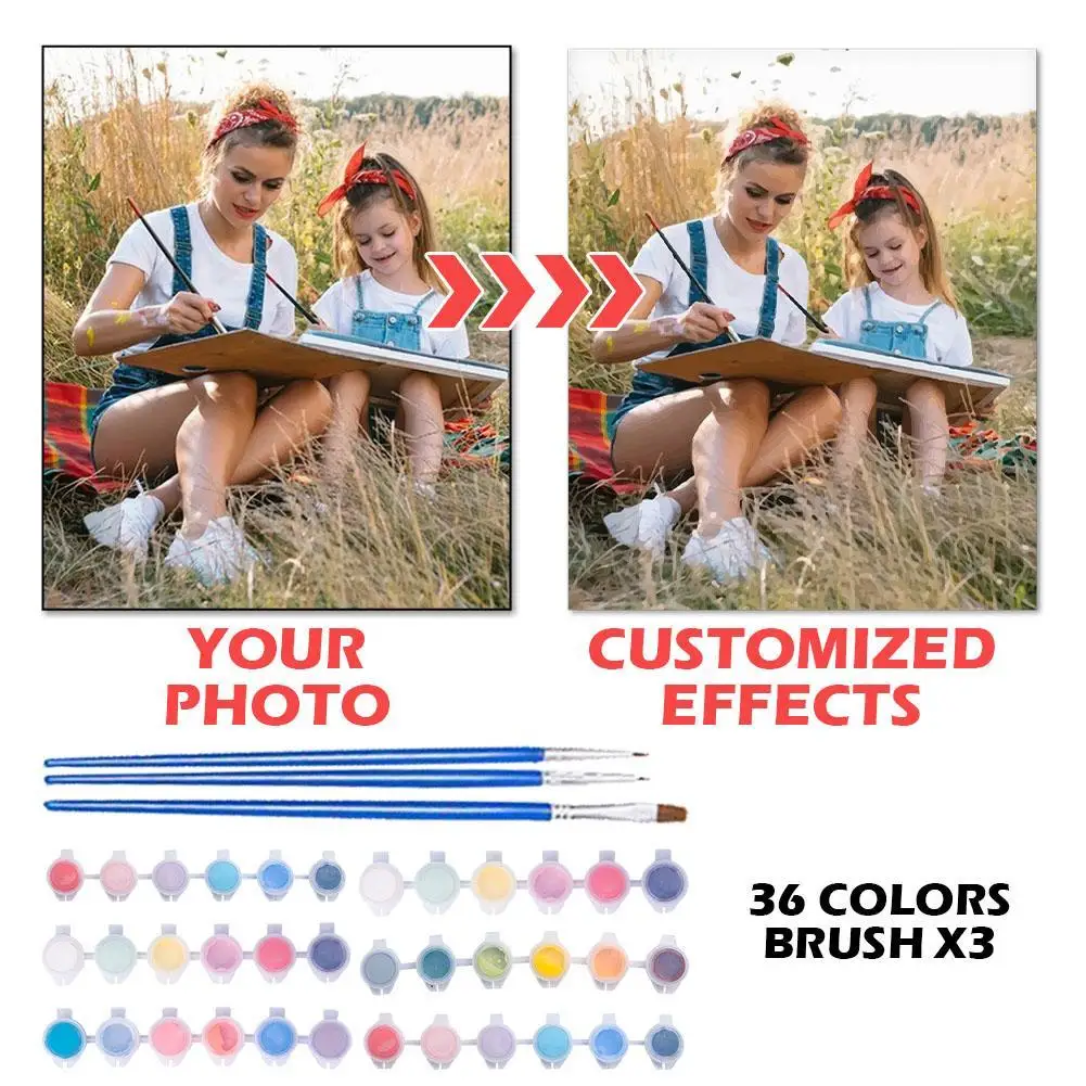 

Набор для рисования по номерам на холсте, для взрослых