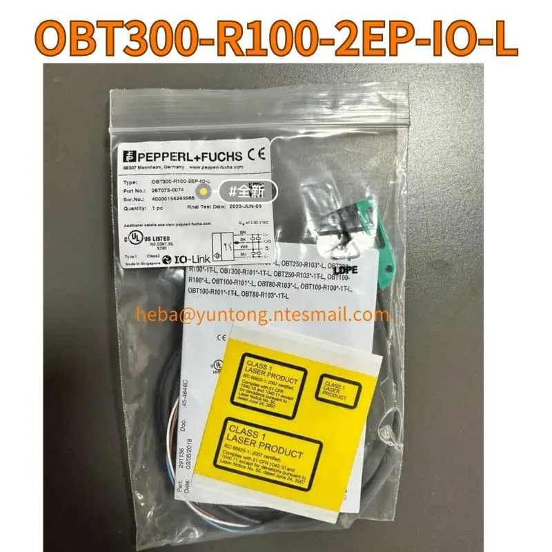 

New Laser Photoelectric Switch OBT300-R100-2EP-IO-L