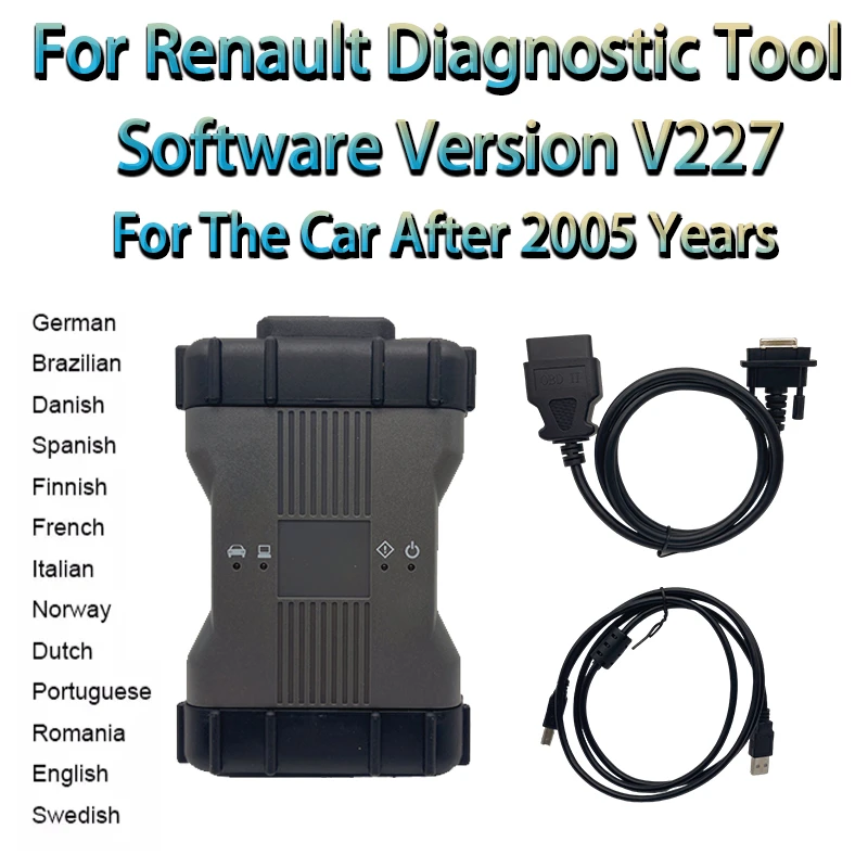 Diagnostic Tool For Renault Car Diagnose Obd2 CLIP V227 Diagnostic For
