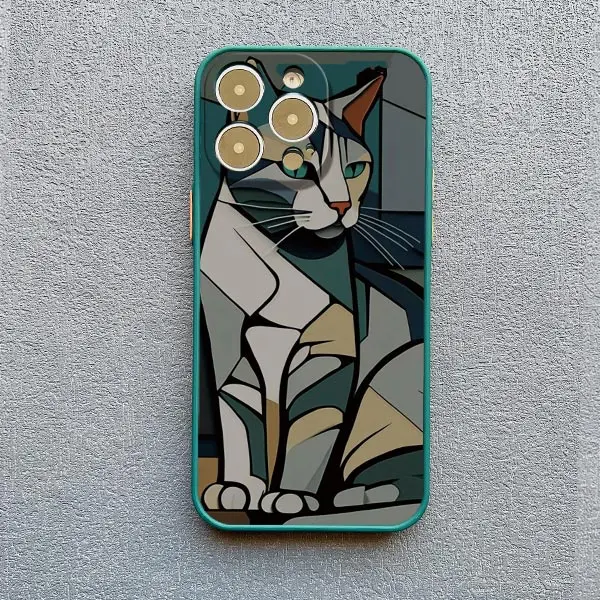 Niedliche Katzen-Handyhülle für iPhone 17 Pro Max 15 14 13 12 11 Pro MAX X XR XS 16 14 Plus 13 12 Mini Stoßfeste Schutzhülle Fundas – Detail 3