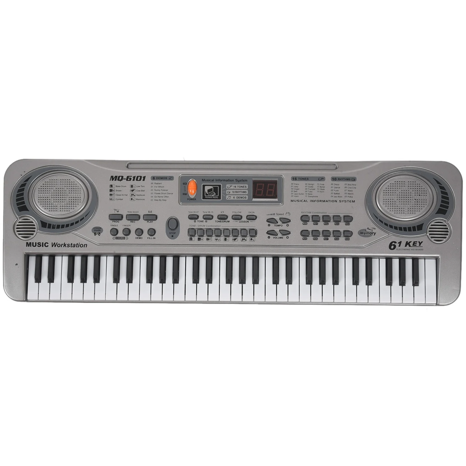 

61-Key Keyboard Piano Piano Led Instrument Keyboard 21-Inch Music Education Double-Row Electronic Piano Children Beginner