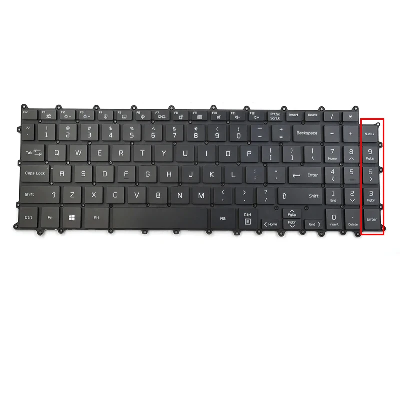 

US/Korean Backlight Keyboard for LG Gram 16Z90P 16ZD90P 16Z90PD 16Z90PC 16Z95P Notebook