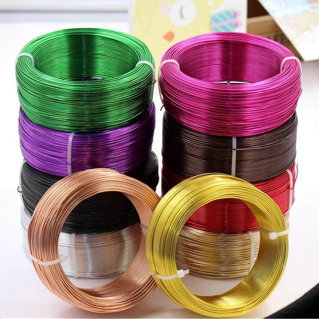 100m/Roll 1mm Diameter Soft Colored Aluminum wire For DIY Handmade Crafts  Accessories Modeling materials