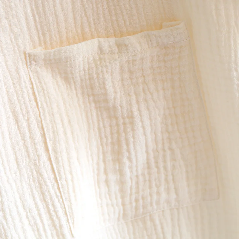 Women's Pajamas Embroidered Robes Cotton Spring and Summer Thin Chinese Style Bathrobe Sweat Steamed Clothes for Bathing