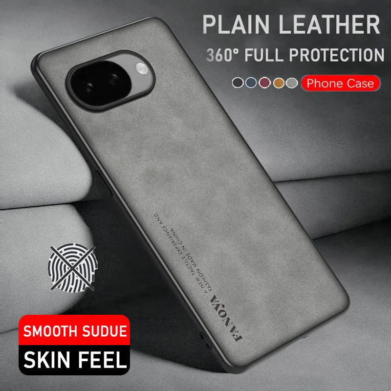 Leather Shockproof Protective Phone Case - Skin Friendly Cover