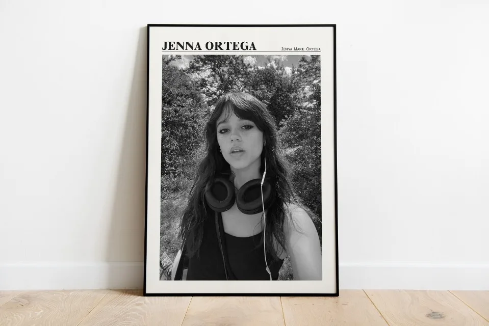 thumbnail image 1 of Jenna Ortega Poster Horror TV Play Wednesday Addams Canvas Painting HD Print Modern Wall Art Picture Living Room Bedroom Decor, 1 of 5
