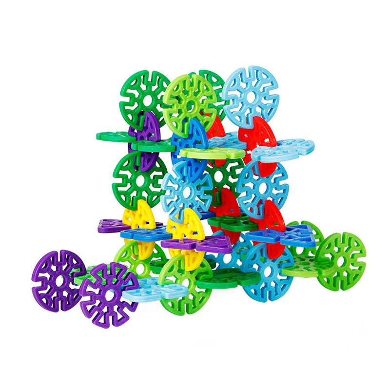 Building Blocks Toys 20Pcs Snowflake Building Blocks