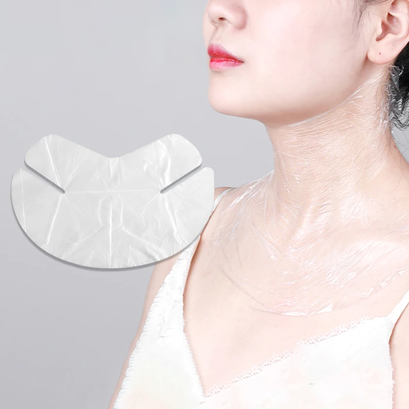 100-Pack Disposable Transparent Facial Beauty Wraps