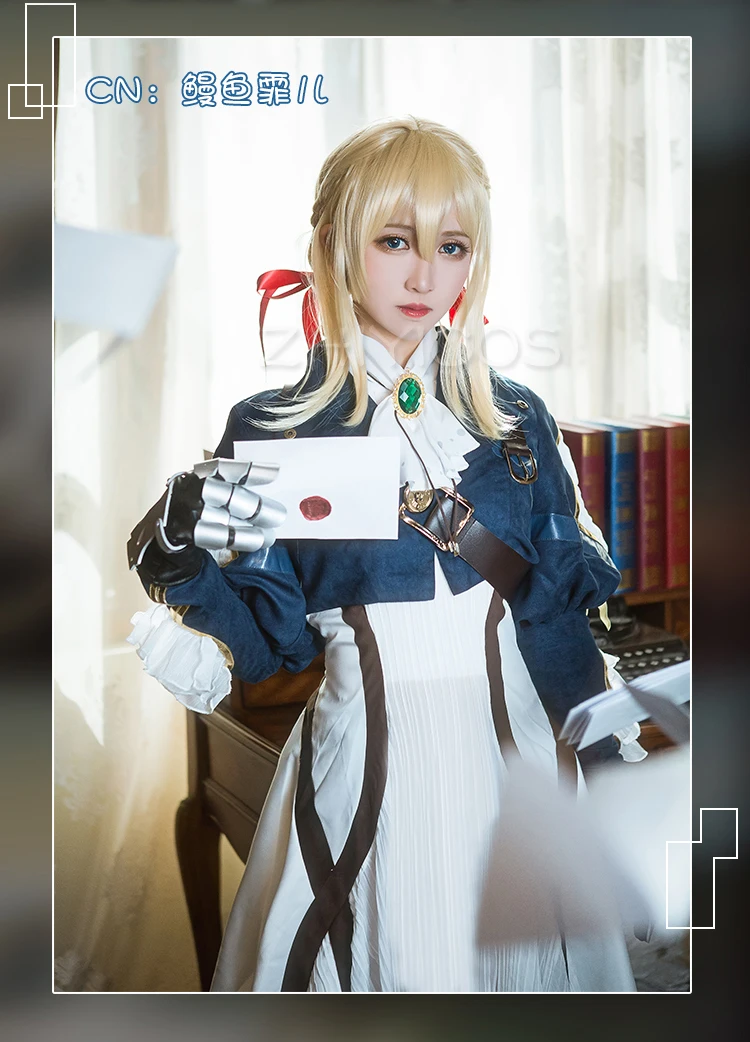 Anime Violet Evergarden Cosplay Kostüm für Frauen - Karneval/Halloween Outfit 2