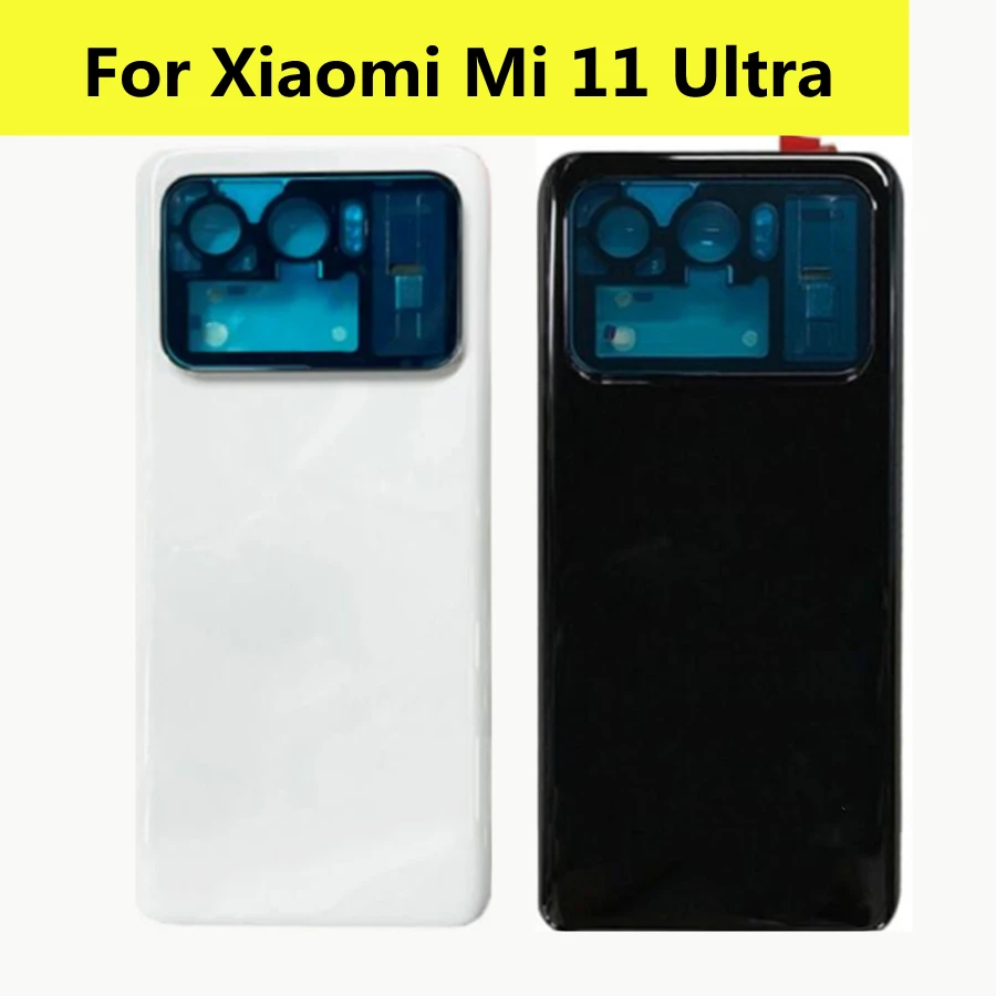 

6.81" For Xiaomi Mi 11 Ultra Battery Cover Ceramic Back Case For Xiaomi Mi11 Ultra Rear Housing Cover