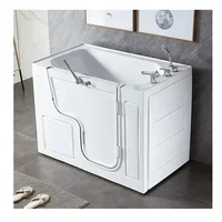 Acrylic water massage bathtub for old people and disable people 1