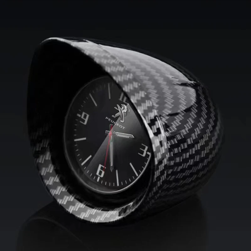 Peugeot Mens Slim Case Dome Quartz Watch with Leather Strap, Black, 1