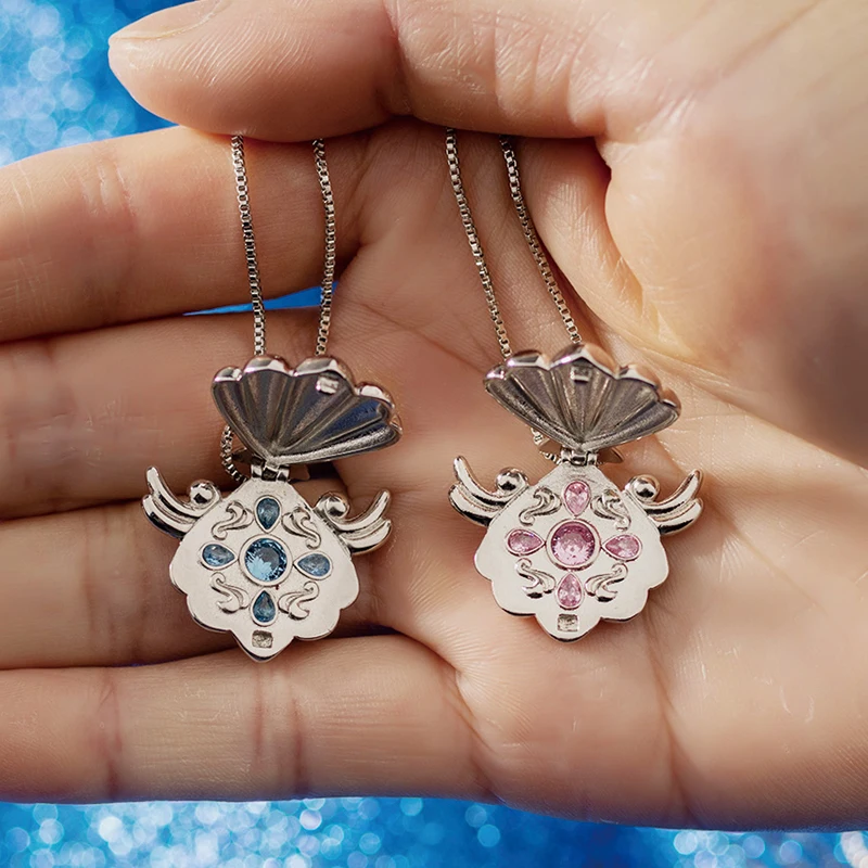 

Anime Mermaid Melody Pichi Pichi Pitch Necklace Cosplay Nanami Ruchia Lucia Hanon Hosho Shell Pendant Jewelry Accessories