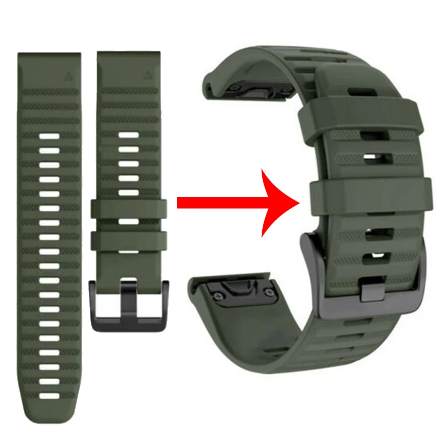 Premium Silicone Quick-Fit Watchband Strap for Enhanced Comfort and Style