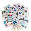 Children 33 Russian Alphabet Words Flashcards Learning Supplies for Kindergarten Preschool Kids Early Educational Memory Cards 4