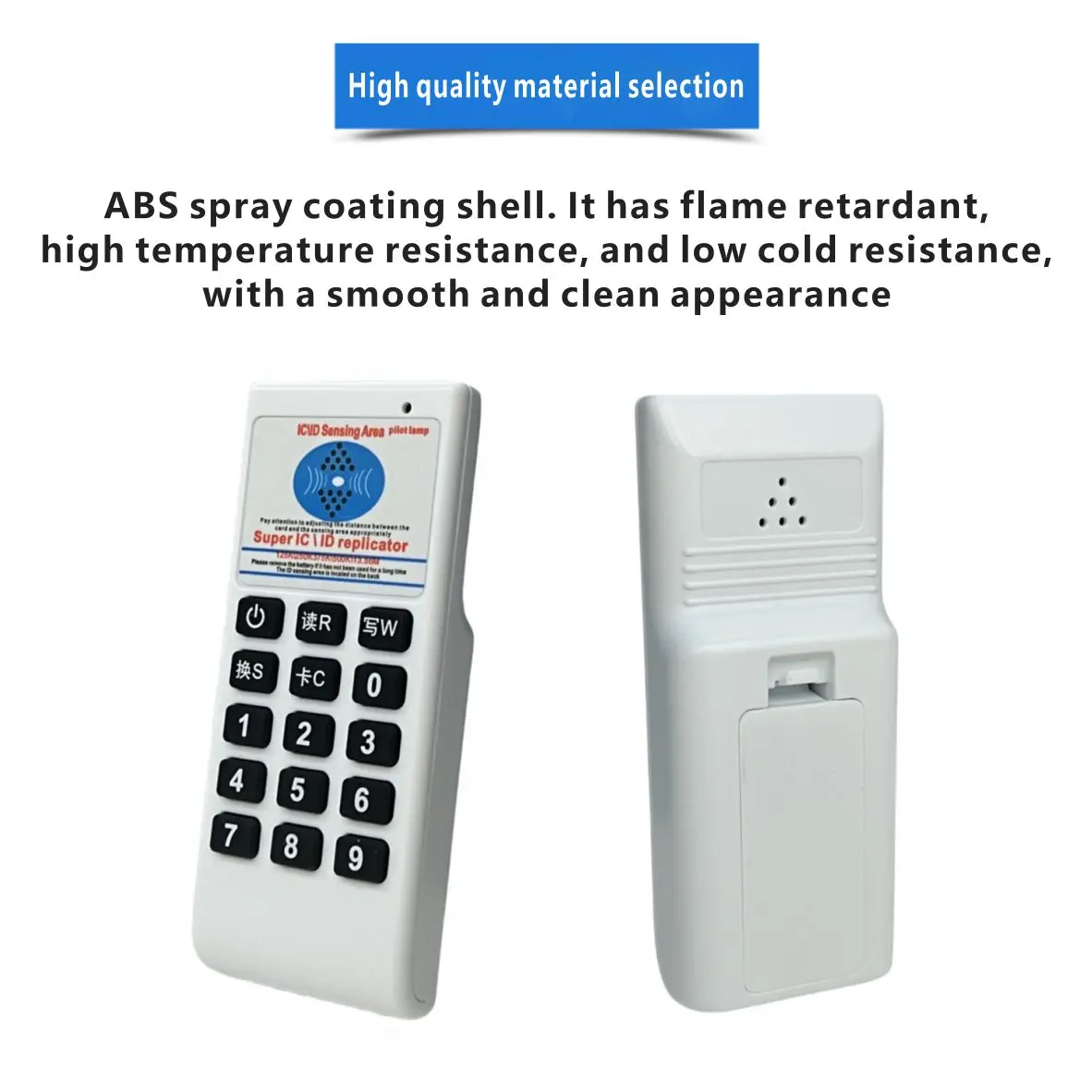 Portable RFID & NFC Card Reader and Writer for Access Control Duplication