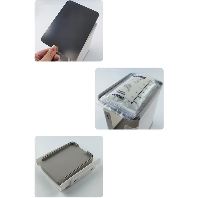 HUYU Space-saving Breast Milk Freezer Storage Box Breastmilk Storage Tower First-in & First-Out Breast Milk Bag Organizer
