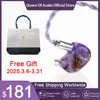 QoA Adonis New In Ear Earphones 1DD+2BA Hybrid Pinecone Resin Shell IEMs With 3.5+4.4mm Plug Cable For HiFi Headphone Gifts 1