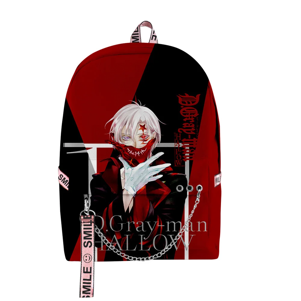 Classic  Novelty Funny D.Gray-man Student School Bags Unisex 3D Print Oxford Waterproof Notebook multifunction Travel Backpacks