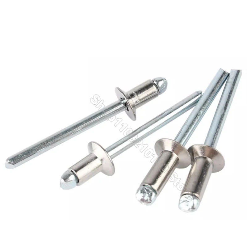Rivets and Fasteners Rivets and Screws 5-50Pcs 304 Stainless Steel M3 M3.2 M4 M5 Flat Countersunk Head Blind Rivets Shank Mandrel Exhaust Pull Nail