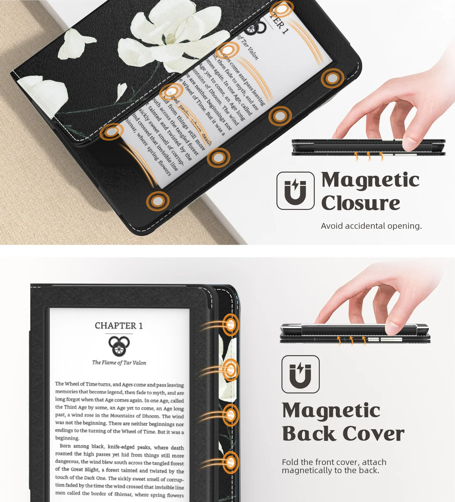 MoKo-Funda para Kindle Paperwhite de 6,8 pulgadas, carcasa delgada de PU,  edición de firma, 11. ª generación, 2021 - AliExpress