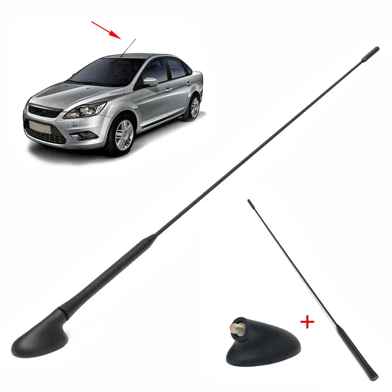 

Car Roof Radio Antenna Aerial Base Mast Roof AM/FM Antenna Mast With Base With Screws Kit For Ford Focus 2000-2007 XS8Z18919AA