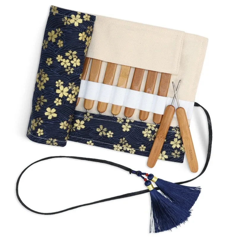 Fashionable and Adjustable Crochet Fabric Storage Bag Handcrafted DIY Product Storage and Protection Bag Versatile Portable