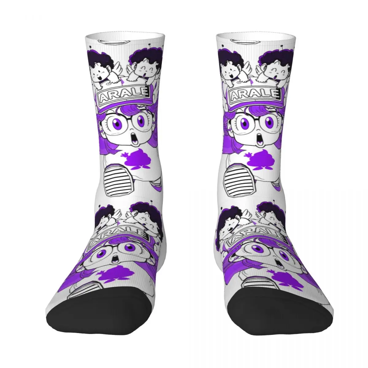 

Arale Norimaki Dr. Slump Socks Hot Sale The Best Buy Funny Joke Color contrast Drawstring Backpack Compression Socks