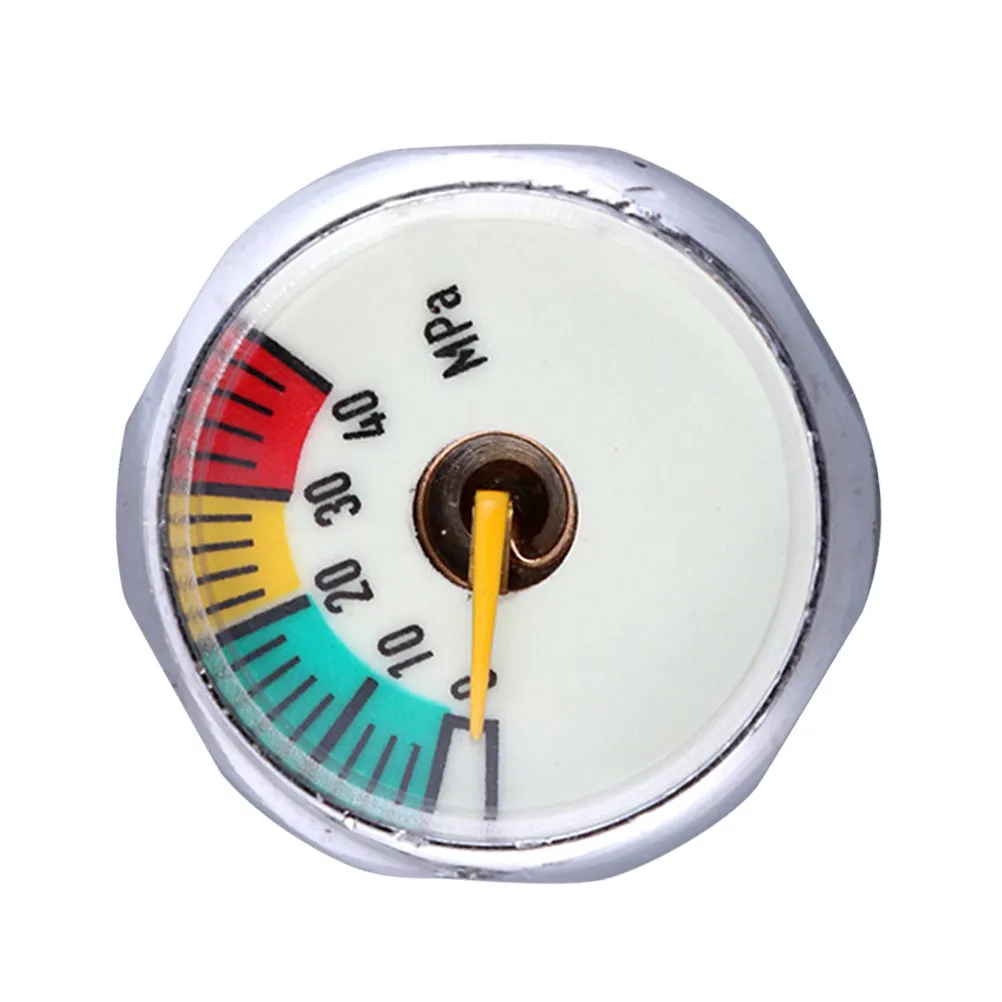 25mm 야광 기압계 40MPa 철제 압력 측정 게이지 (소화기, 산소탱크용)