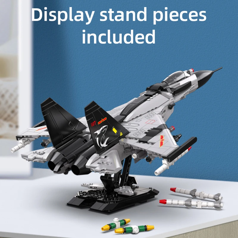 Fuerza Aérea Legos De Aviones De Guerra SLUBAN Nueva Segunda Guerra Mundial  Militar F-16C Falcon Fighter