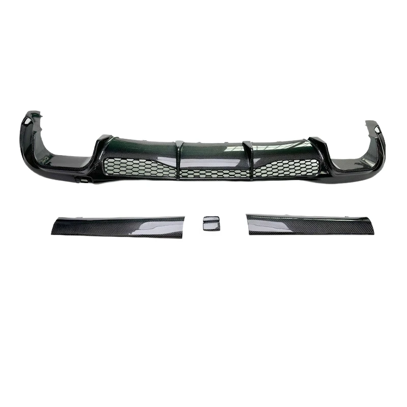 

Задний диффузор для Benz S-CLASS 223 wbabos 2021 дюйма из углеродного волокна, комплект спойлера ДЛЯ заднего бампера, дефлектор заднего бампера