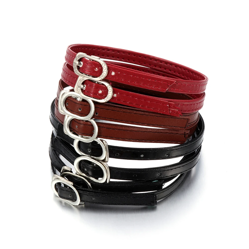 Women High Heels Shoes Shoelaces Metal Tip Anti-skid Ankle Shoe Belt Adjustable 29*0.7cm shoe laces shoe accessories