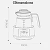 1200ml Constant Temperature Milk Conditioner Baby Kettle Brewing Milk Powder Machine Intelligent Milk Warmer Baby Bottle Warmer 6