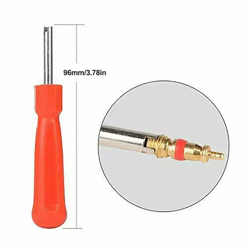 Portable Tire Valve Core Remover Installer Tool Removal Tool Car Bike Bicycle Motorcycle Tire Repair Tools Wrench Screwdriver