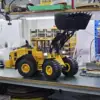 1/14 MTM E260L RC Hydraulic Wheeled Loader Metal Remote Control Construction Vehicles AT9S Light Sound RC Toys Model Gfits 2
