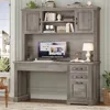 Office Desk with 3 Drawers, 47.2" Executive Computer Desk with Storage Drawers and Hutch Cabinet, Offices Desks 1
