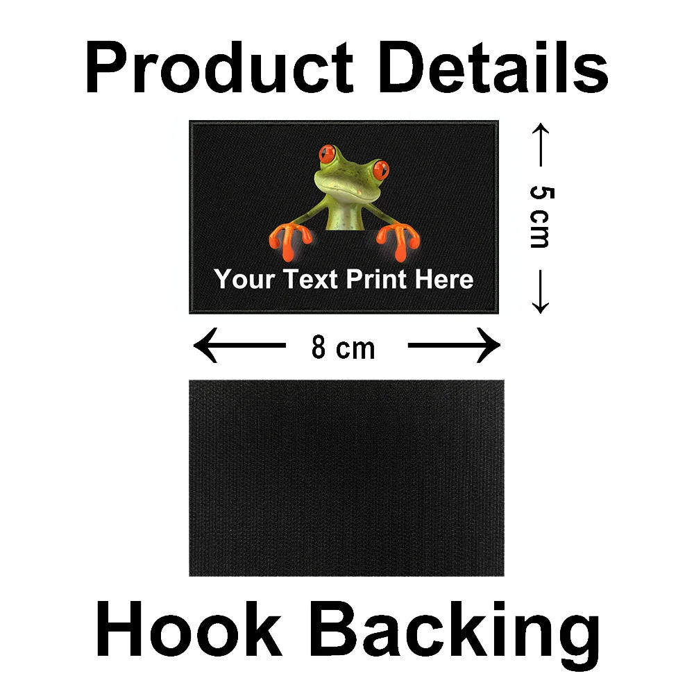 Cartoon Pepe The Frog Meme Printed Patch Name Patches Cute Frog For Kid's Clothing Chevron On Clothes Backpack Badges