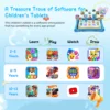 XGODY 10.1 Inch Kids Tablet Android 14 4+8GB RAM 128GB ROM 5G WiFi 7000MAH Battery Dual Camera Children's Gift Kids Software 6