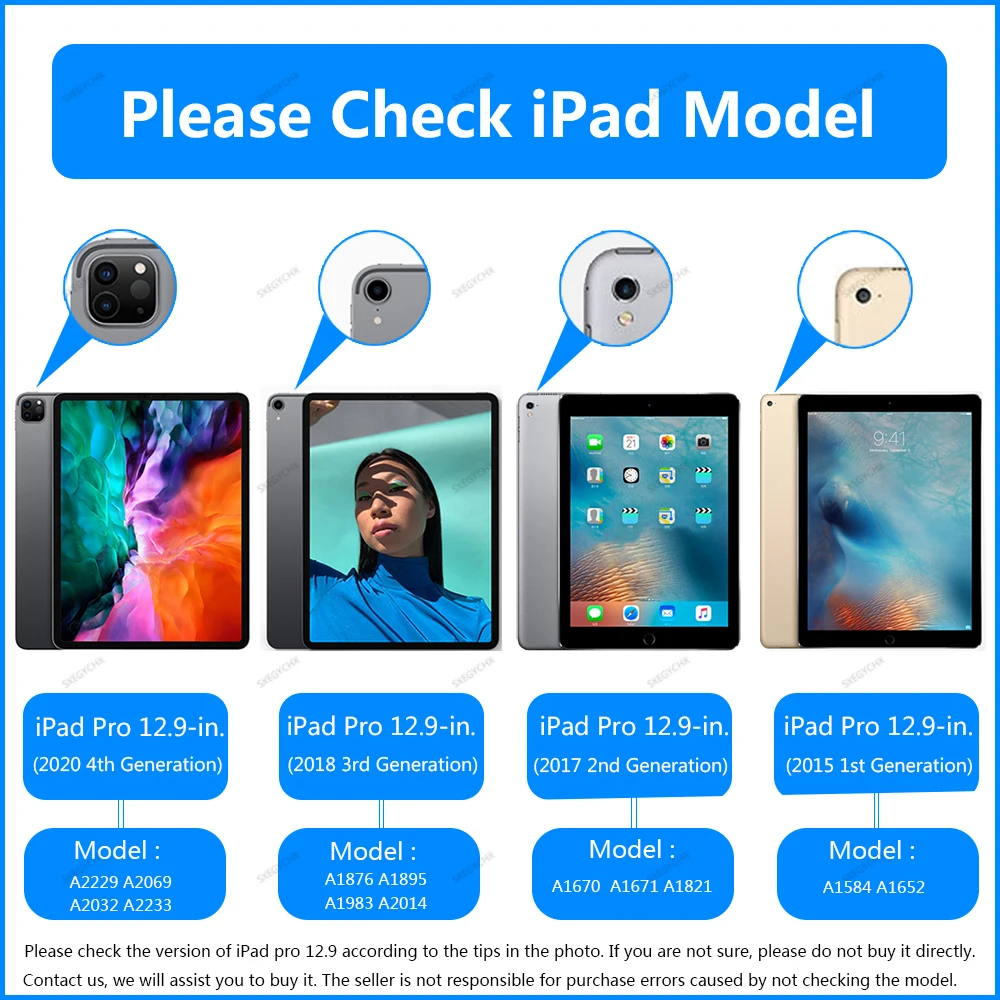 iPad Case 2025 M3 For iPad Multiple Generations