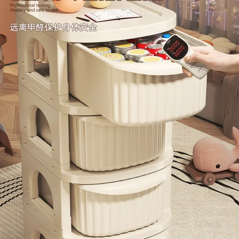 가구 Tool Cart Beauty Salon Trolley Rolling Cart Small Stroller Storage Rack Multi-layer Drawer Toys, Snacks Living Room Cabinet