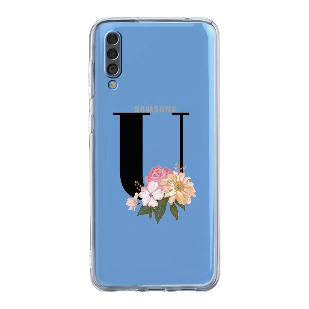 Floral Initials Phone Case Cover